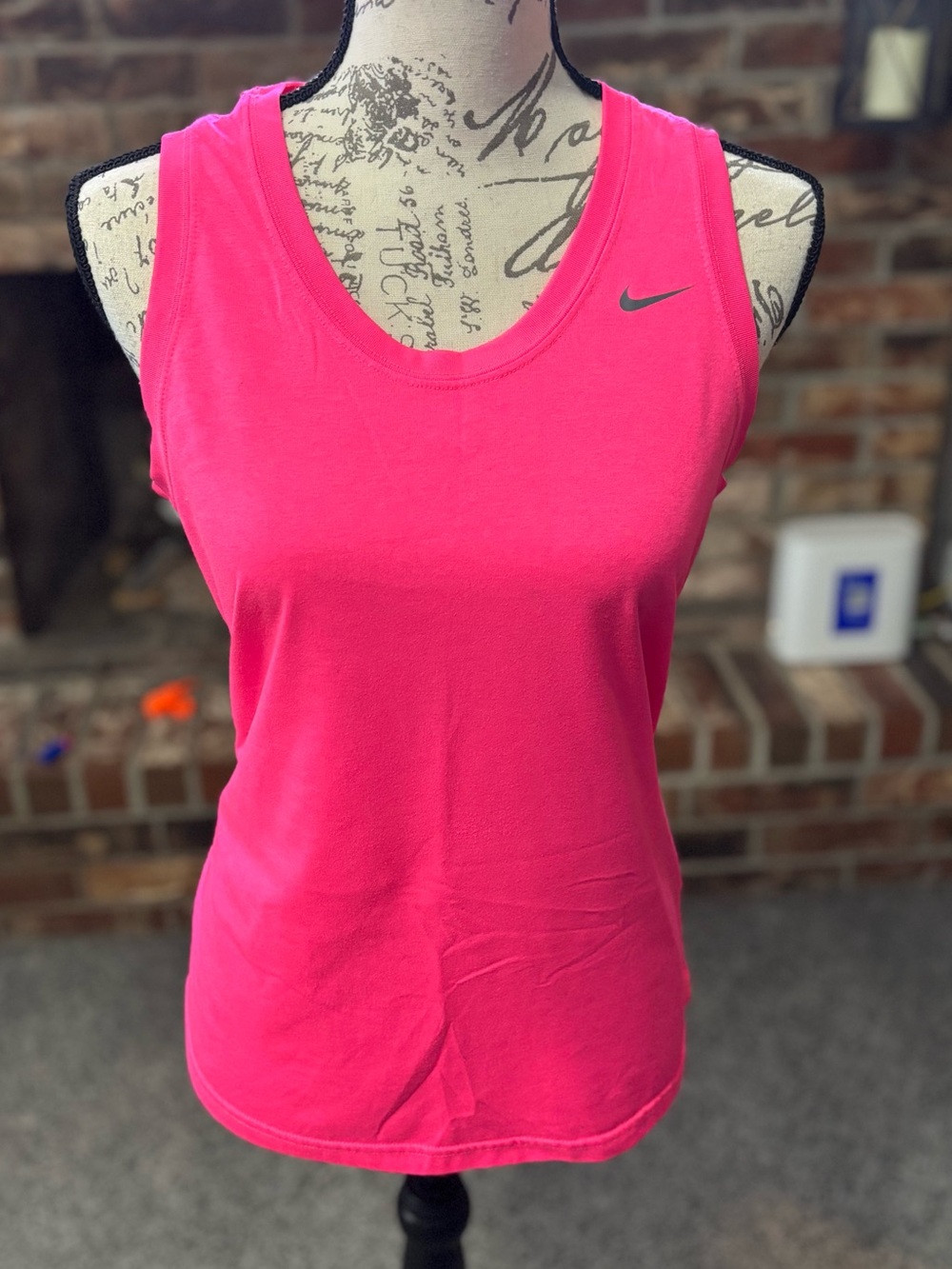 Nike Women's Bright Pink Athletic Tank Top